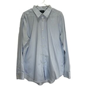 COPY - Calvin Klein Dress Shirt Long Sleeve Button Up Blue Pin Stripe Sz 17.5 3…